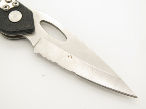 Vintage Buck USA 186 Odyssey 4.6" Partially Serrated Linerlock