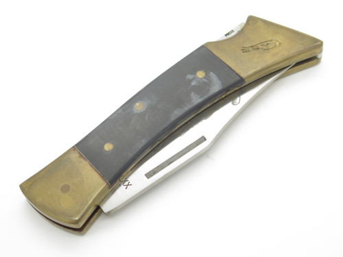 Vintage 1997 Case XX 59L Delrin 5" Handle Folding Hunter Pocket Knife