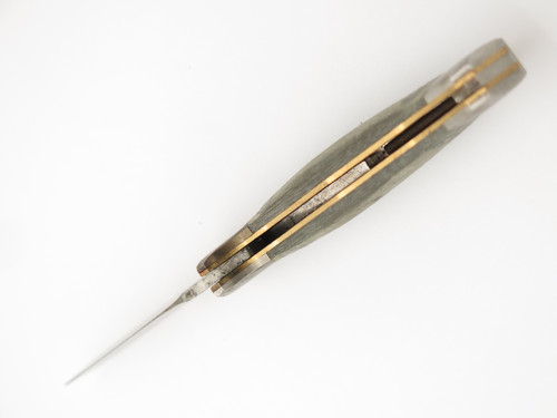 Vtg 1980s Condor 83 Seizo Imai Seki Japan 3.5" Folding Lockback Knife & Sheath