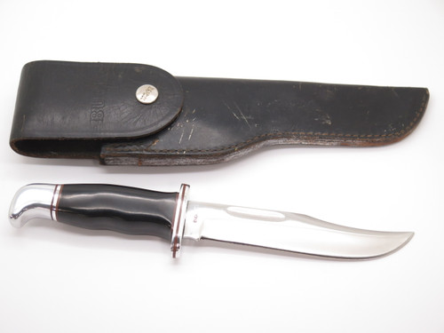 Vintage 1960s Buck 119 Special 1 One Liner Fixed Blade Hunting Knife