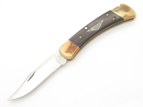 Vintage 1999 Buck 110 Folding Hunter Tricon Advertising Lockback Knife