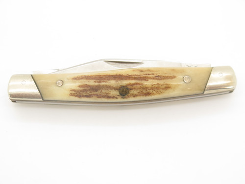 Vintage 1988 Buck 309 Companion Stag Handle Folding Pen Pocket knife