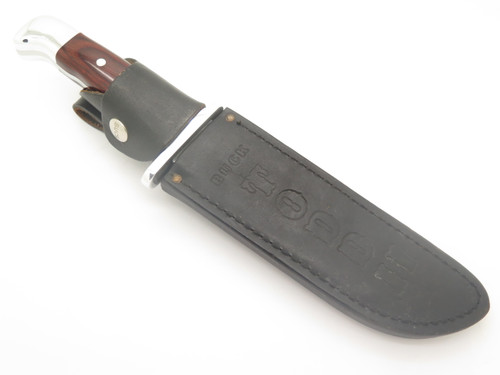 Vintage Buck 124 Frontiersman Bowie Fixed Blade Hunting Knife