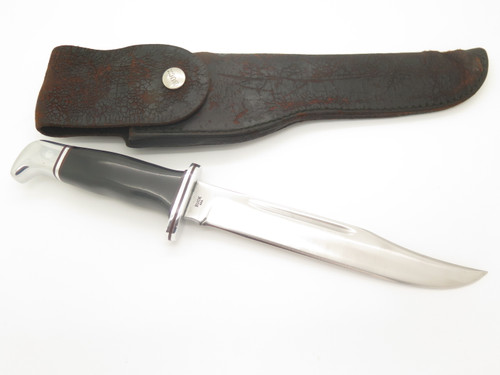 Vintage 1967-72 Buck 120 General 2 Liner Fixed Blade Hunting Bowie Knife