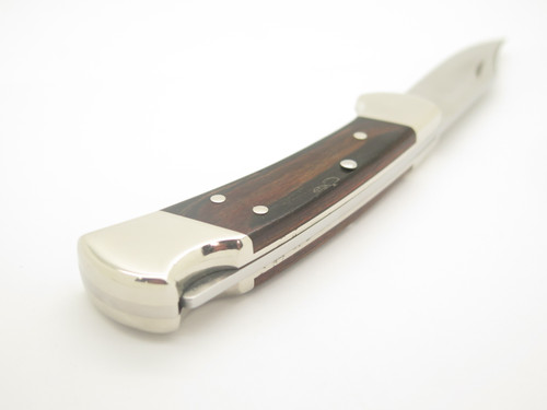 2002 Buck 112 Ranger Nickel Silver Bolsters Folding Hunter Lockback Pocket Knife