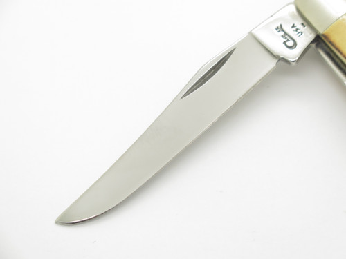 Vintage 1998 Case XX 5207 Mini Trapper Stag Handle Folding Pocket Knife