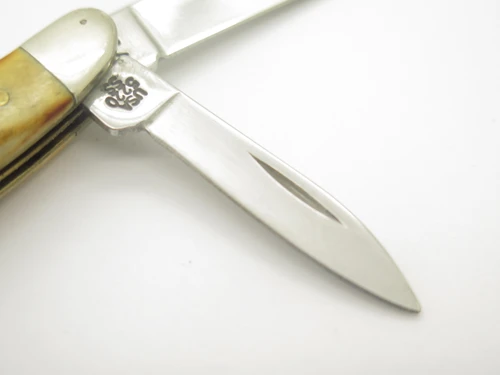 Vintage 2000 Case XX 5220 Peanut Stag Handle Folding Pocket Jack Knife