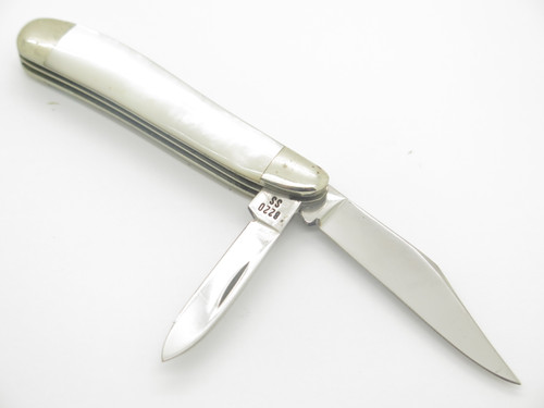 Vintage 1981 Case XX 8220 MOP Worlds Fair Pearl Folding Pocket Knife