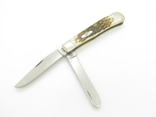 Vintage 2003 Case XX 7254 (6254) Jigged Bone Handle Folding Pocket Knife