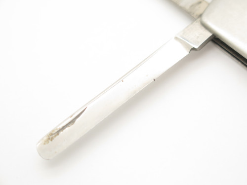 Vintage Explorer Seki Japan Stainless 4 Folding Knife Tobacco Pipe Tamper Tool