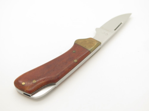 Vtg Kershaw Kai 2100 Seki Japan Bone Handle 2.625" Folding Lockback Pocket Knife