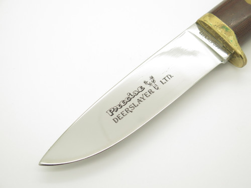 Vintage 1970s Precise Deerslayer Seki Japan Drop Point Fixed Blade Hunting Knife