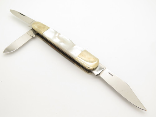 Vintage 1982 Parker Worlds Fair Whittler MOP Pearl Handle Folding Pocket Knife