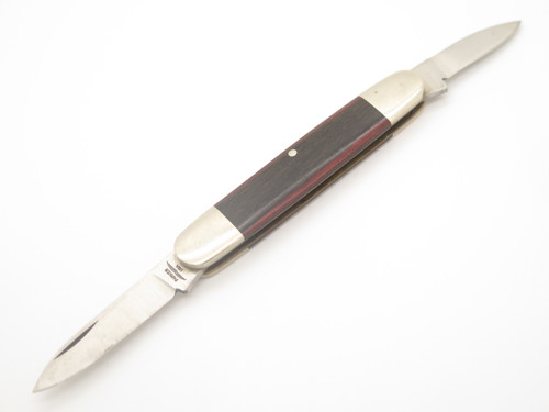 Vintage Parker USA Wood Handle 2 Blade Slipjoint Folding Pocket Knife