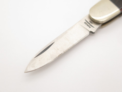 Vintage Parker USA Wood Handle 2 Blade Slipjoint Folding Pocket Knife