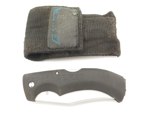 Vintage Gerber USA 650 Gator 4.875" Folding Lockback Knife with Sheath