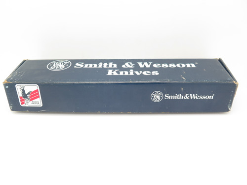Vintage 1998 Smith & Wesson 5th Ace Poker Commemorative Fixed Bowie Knife SN 003
