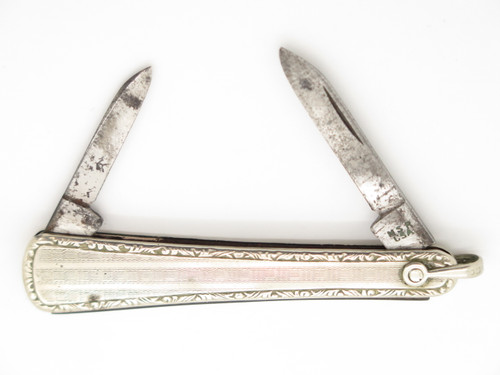 Vintage Sterling M.S.R. Co. USA 2.4"Folding Pen Knife