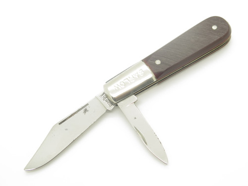 Vintage Imperial Prov. RI 3.375" Barlow Brown Saw Cut Folding Pocket Knife
