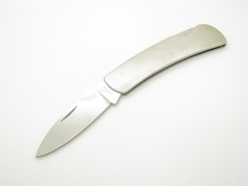 Vintage German Rostfrei Large 4" Single Blade Stainless Folding Pocket Knife