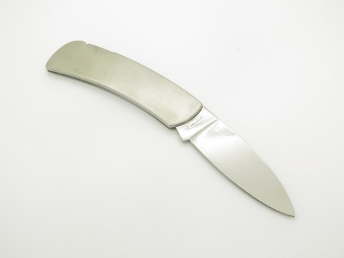 Vintage German Rostfrei Large 4" Single Blade Stainless Folding Pocket Knife