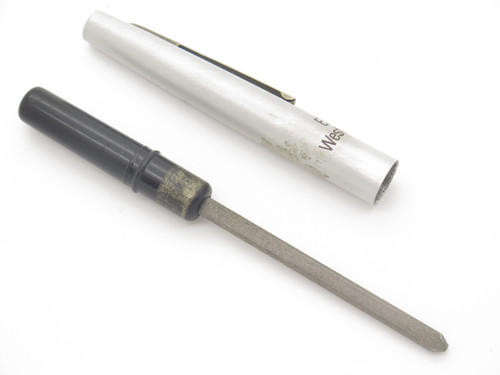 Vintage EZE-LAP Pocket Knife Sharpening Diamond Stone