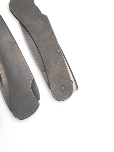 Vintage United Seki Japan Black Metal Folding Pocket Knife (Lot of 3, one broke)