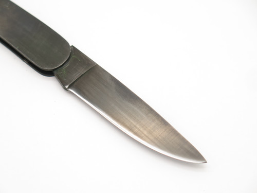 Vintage Explorer Seki Japan Black Metal Folding Pocket Knife (Lot of 3)