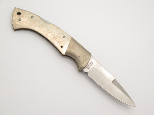 Vtg Soverign Aristocrat Seki Japan 4" Folding Lockback Pocket Knife (Unfinished)