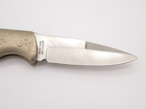Vtg Soverign Aristocrat Seki Japan 4" Folding Lockback Pocket Knife (Unfinished)