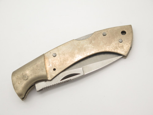 Vtg Soverign Aristocrat Seki Japan 4" Folding Lockback Pocket Knife (Unfinished)