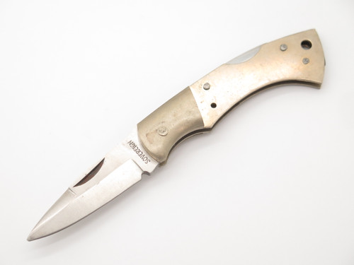 Vtg Soverign Aristocrat Seki Japan 3" Folding Lockback Pocket Knife (Unfinished)
