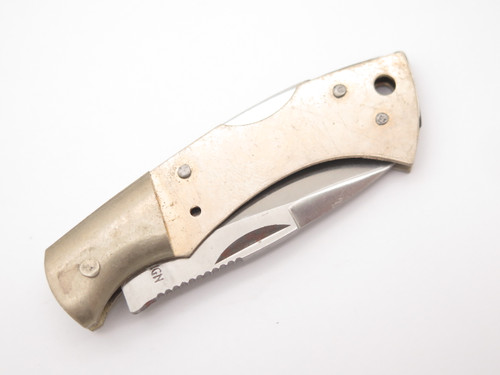 Vtg Soverign Aristocrat Seki Japan 3" Folding Lockback Pocket Knife (Unfinished)