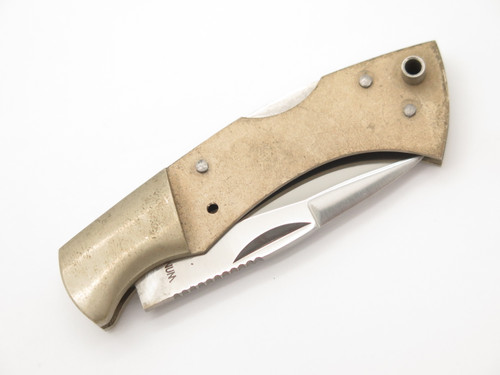 Vintage 1980s Magnum Seki Japan Folding 3" Lockback Pocket Knife (Unfinished)