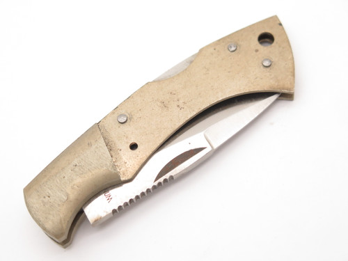 Vintage 1980s Magnum 3" Seki Japan Folding Lockback Pocket Knife (Unfinished)