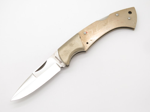 Vtg Magnum Seki Japan 4" Folding Lockback Pocket Knife (Unfinished)