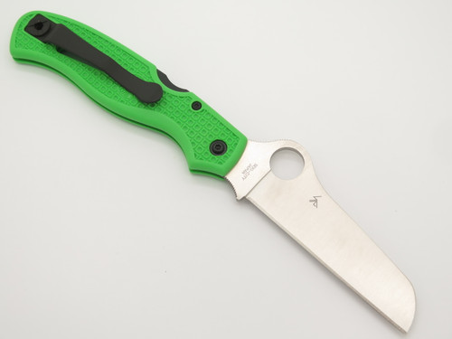 Spyderco C89FPGR Atlantic Salt Green LC200N Seki Japan Sheepfoot Folding Knife