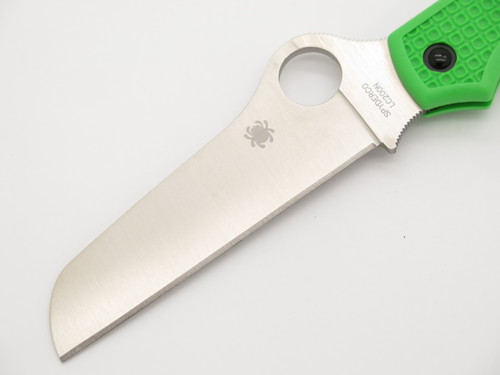 Spyderco C89FPGR Atlantic Salt Green LC200N Seki Japan Sheepfoot Folding Knife