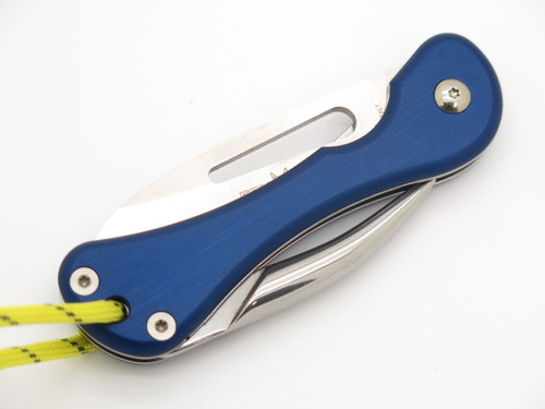 Fox 233 01FX074 Italy Blue Marlin Spike Sailor Rigging Folding Pocket Knife