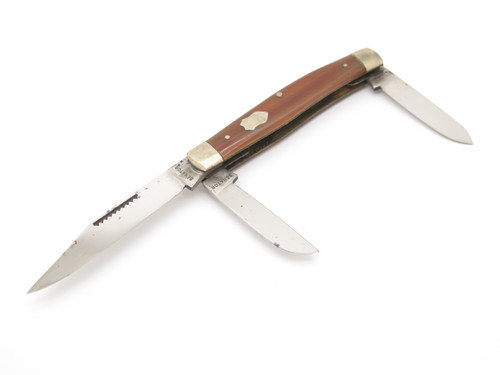 Vintage Senator Friedrich Olbertz Solingen Germany Stockman Folding Pocket Knife