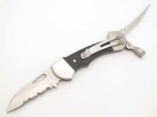 Vintage Myerchin Japan Marlin Spike 3.75" G10 Sailor Rigging Folding Boat Knife