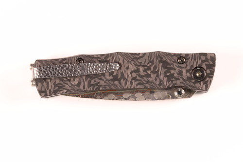 Mcusta Seki Japan MC-33 25th Anniversary Bamboo Black CF Folding Pocket Knife