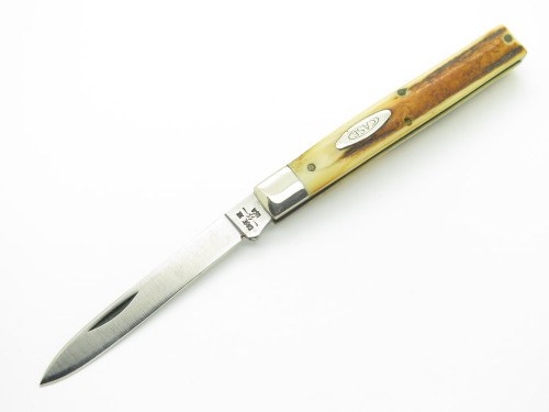 Vintage 1980 Case XX 5185 Doctor Stag Handle Folding Pocket Knife