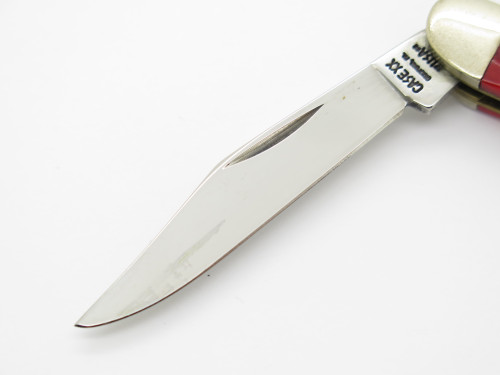 Vintage 1993 Case XX DR62109X USA Red Jigged Bone Handle Folding Pocket Knife