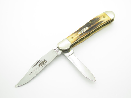 Vintage Blade Show '93 Case XX Limited 5249 Copperhead Stag Folding Pocket Knife