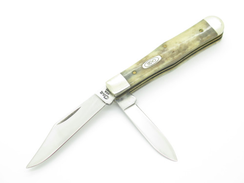 Vintage 1993 Case XX A6225 1/2 Appaloosa Bone Coke Bottle Folding Pocket Knife
