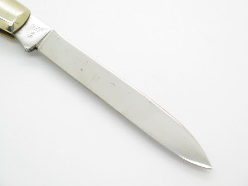 Vintage 1974 Case XX 6185 Doctor Jigged Bone Handle Folding Pocket Knife.