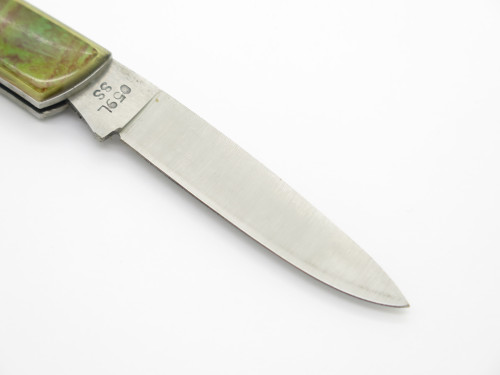Vintage 1993 Case XX 059L Deer Scene Handle Folding Lockback Pocket Knife
