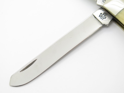2011 Case XX 6254 Trapper Two-Tone Smooth Bone Handle Folding Pocket Knife