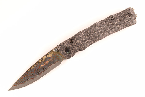Mcusta Seki Japan MC-33 25th Anniversary Bamboo Blk G10/CF Folding Pocket Knife